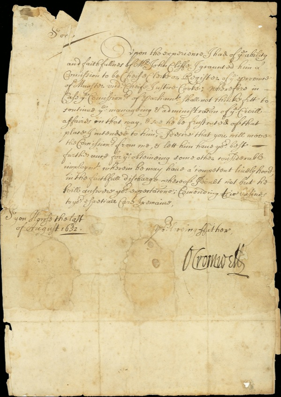 Lot 187 Oliver Cromwell