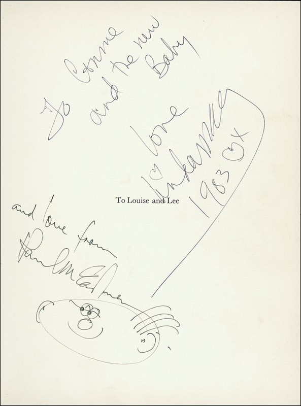 Lot 800 Paul and Linda McCartney