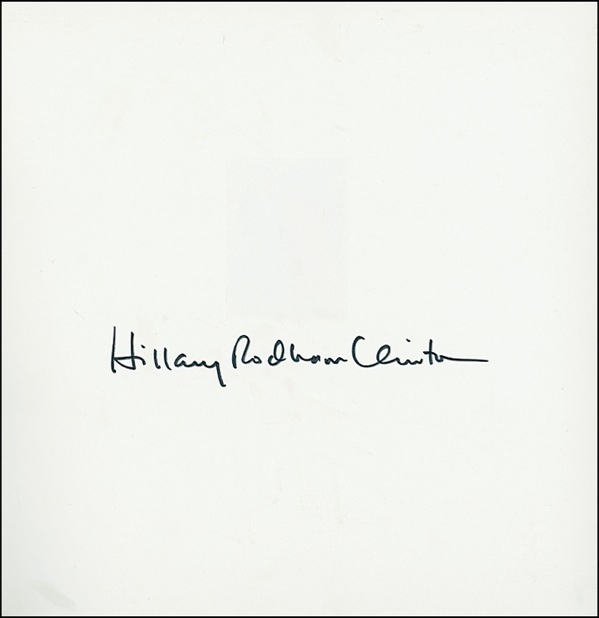 Lot 25 Hillary Clinton