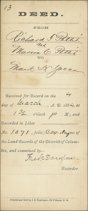 Lot 203 Frederick Douglass