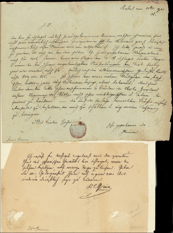 Lot 519 Wilhelm and Jacob Grimm