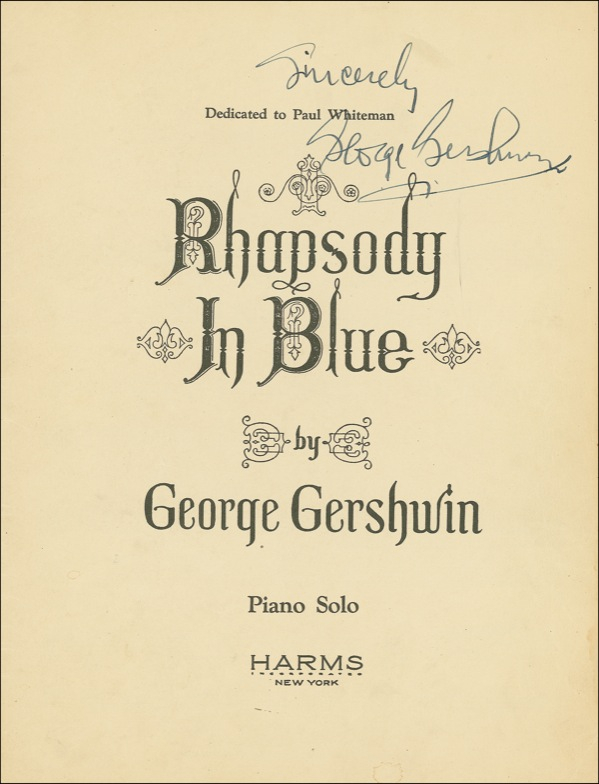 Lot 758 George Gershwin