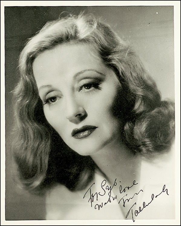 Lot 953 Tallulah Bankhead
