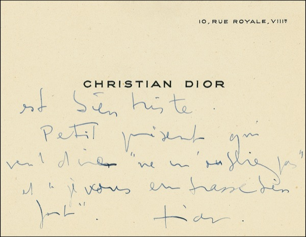 Lot 201 Christian Dior