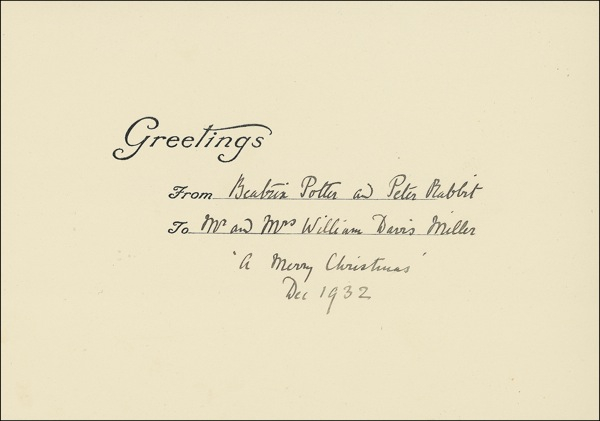 Lot 562 Beatrix Potter