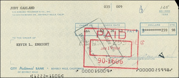 Lot 1292 Wizard of Oz: Garland, Judy