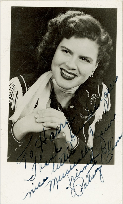 Lot 730 Patsy Cline