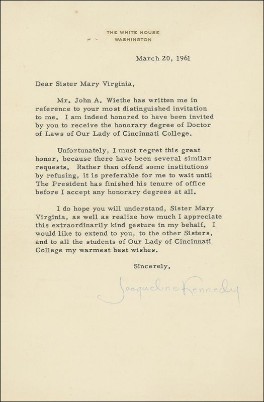 Lot 88 Jacqueline Kennedy