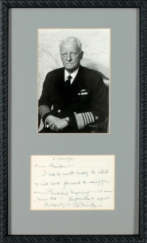 Lot 407 Chester W. Nimitz