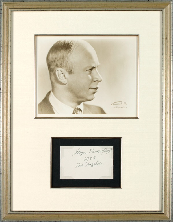 Lot 854 Sergei Prokofiev