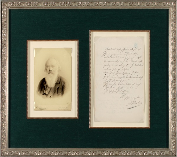 Lot 712 Johannes Brahms