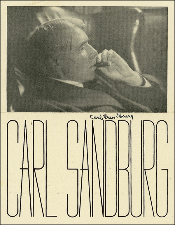 Lot 576 Carl Sandburg