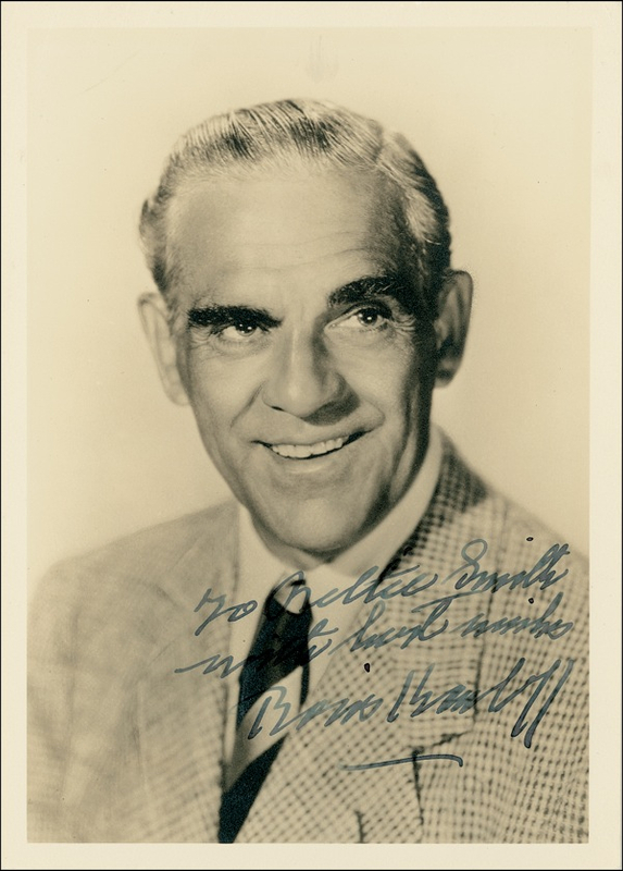 Lot 1113 Boris Karloff