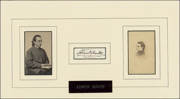Lot 989 Edwin Booth