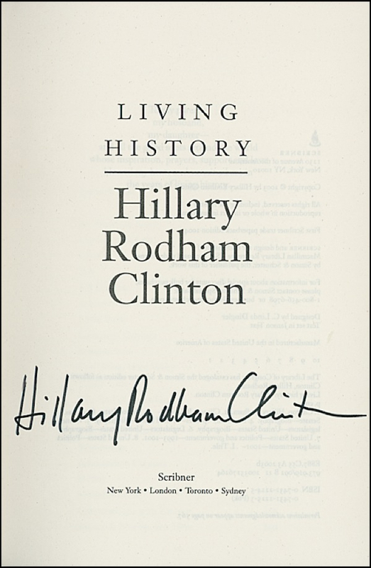 Lot 27 Hillary Clinton