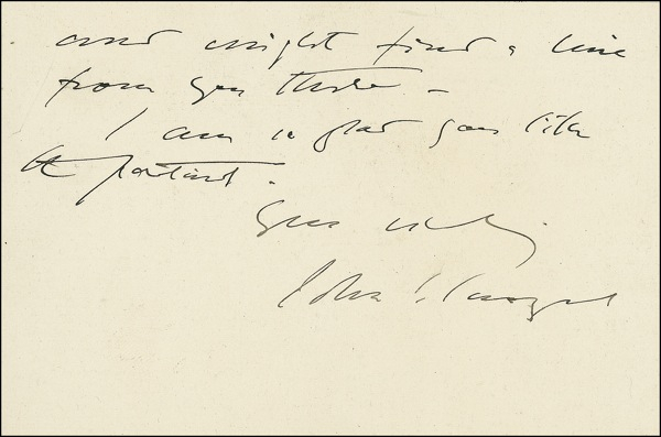 Lot 578 John Singer Sargent