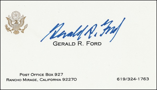 Lot 49 Gerald Ford