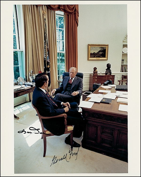 Lot 36 Gerald Ford and Bob Dole