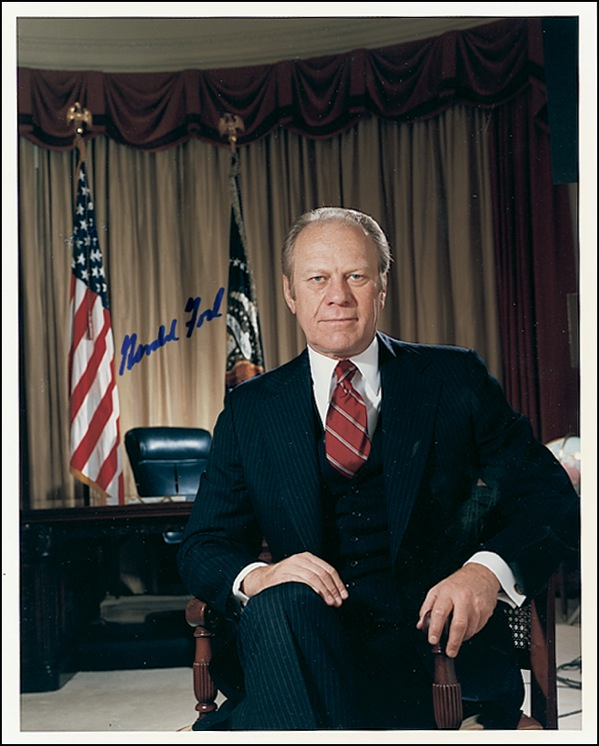 Lot 38 Gerald Ford and Jimmy Carter
