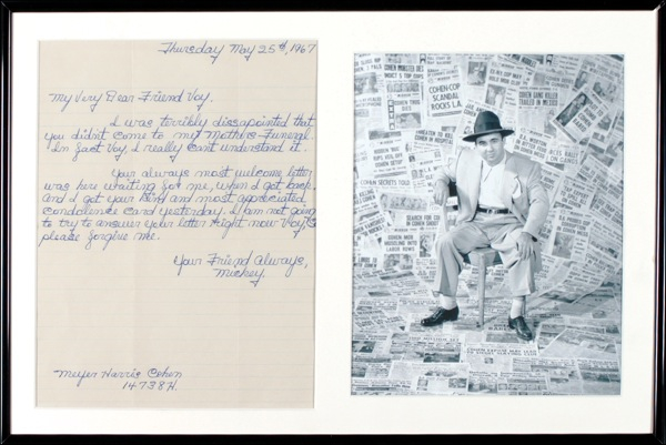 Lot 188 Mickey Cohen
