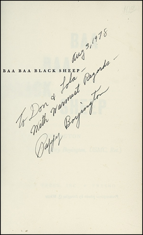 Lot 358 Pappy Boyington