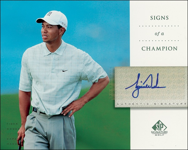 Lot 1601 Tiger Woods