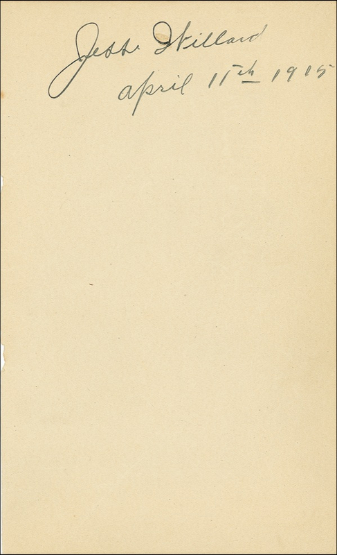 Lot 1596 Jess Willard