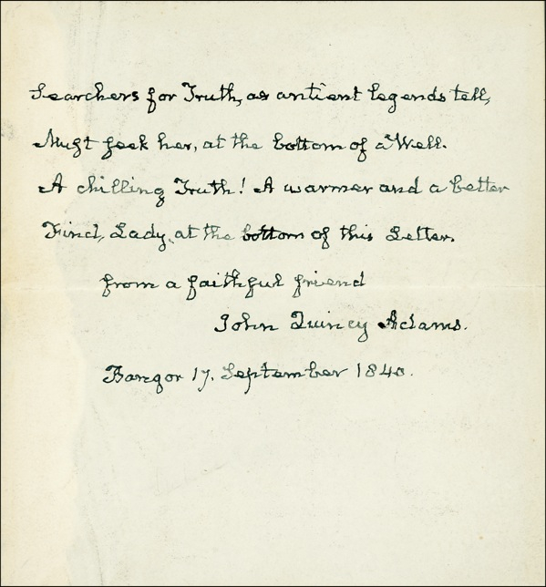 Lot 2 John Quincy Adams