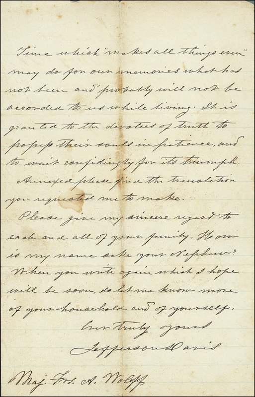 Lot 193 Jefferson Davis