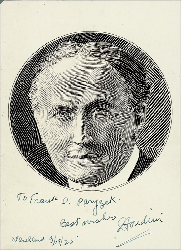 Lot 1103 Harry Houdini