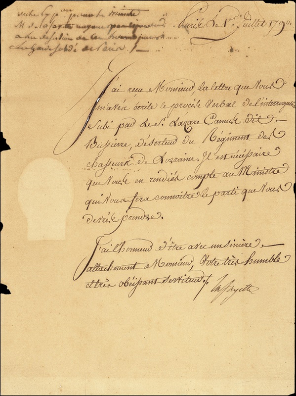 Lot 390 Marquis de Lafayette