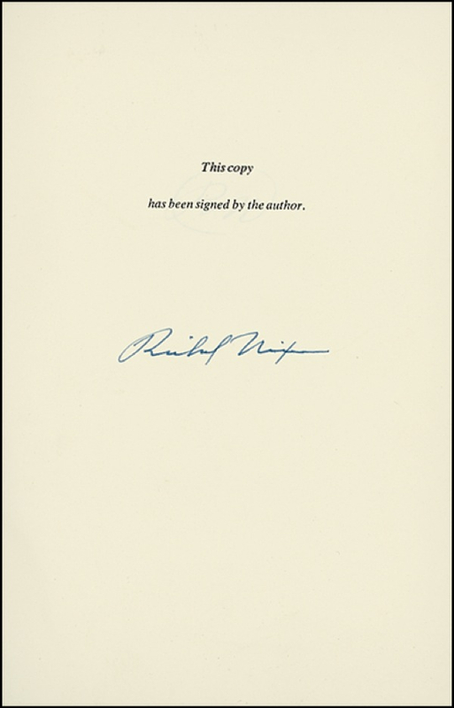 Lot 107 Richard Nixon