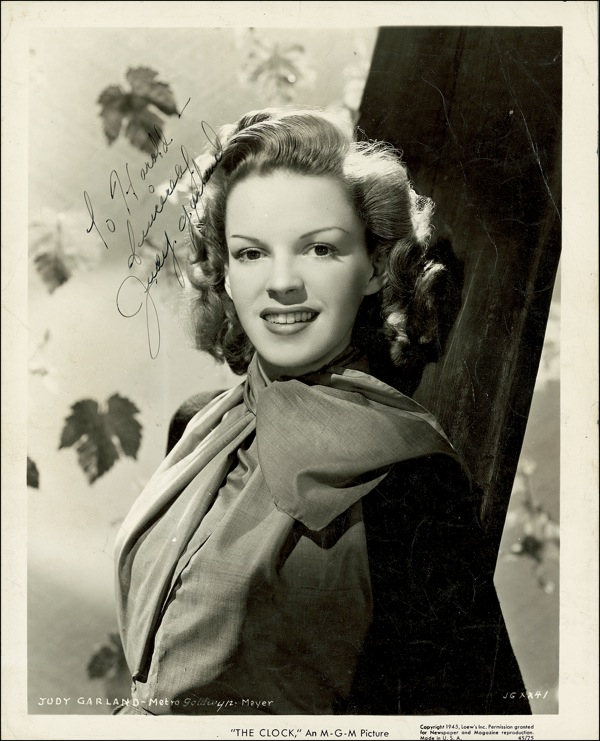 Lot 1063 Judy Garland