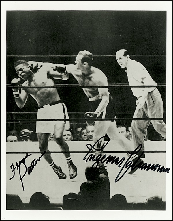 Lot 1517 Floyd Patterson and Ingemar Johansson
