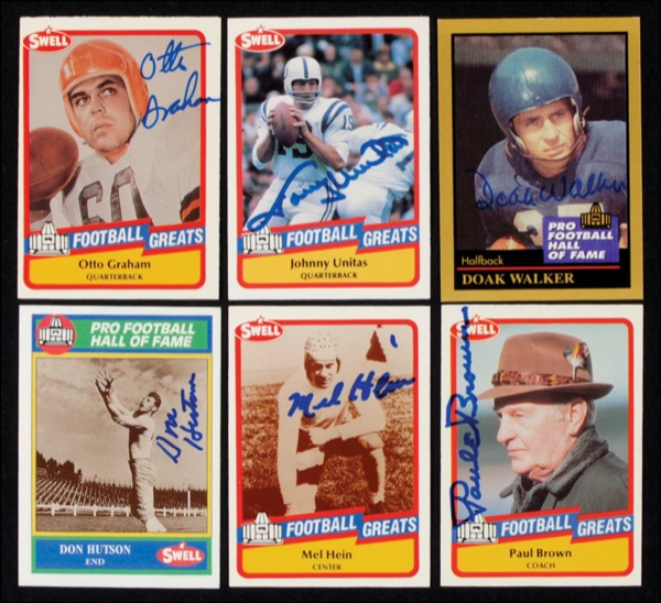 Lot 1412 Football Hall of Famers