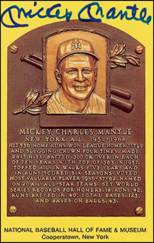 Lot 1477 Mickey Mantle