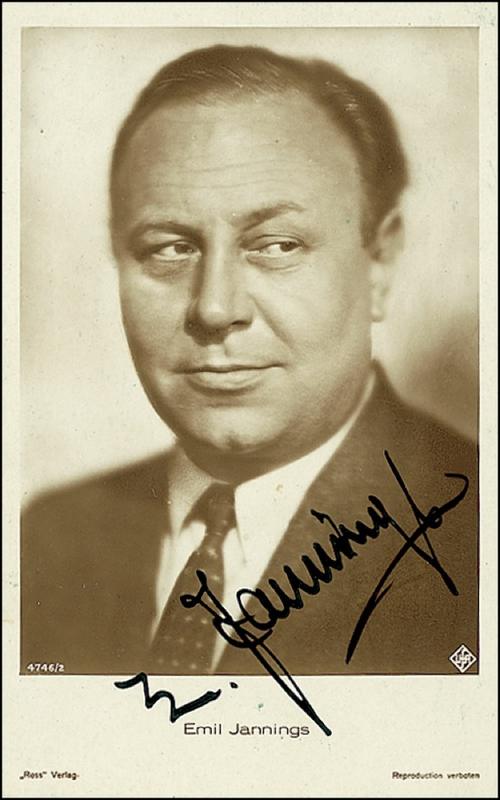 Lot 1110 Emil Jannings