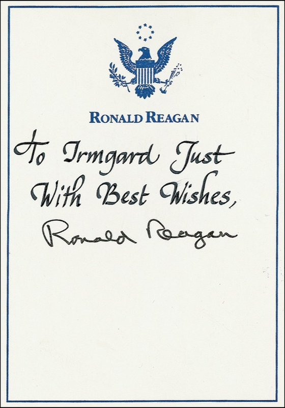 Lot 122 Ronald Reagan