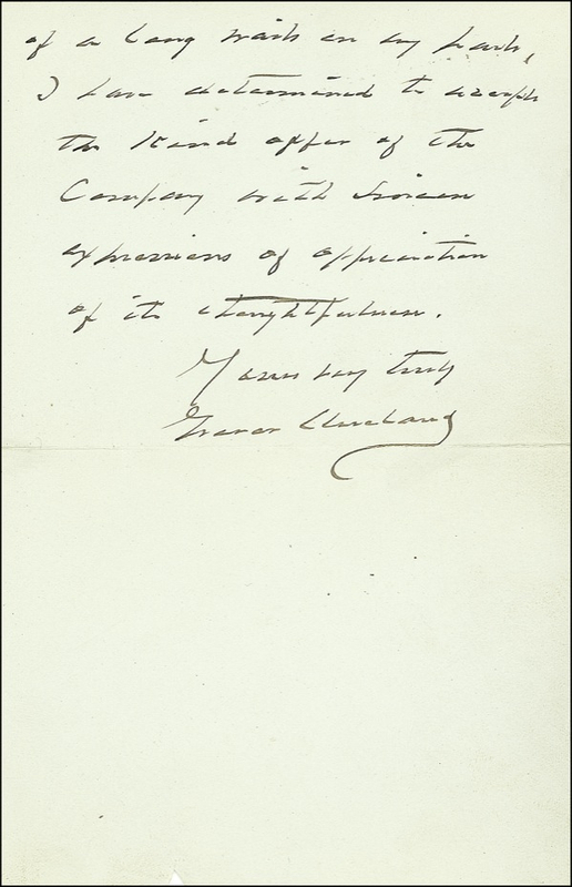 Lot 19 Grover Cleveland