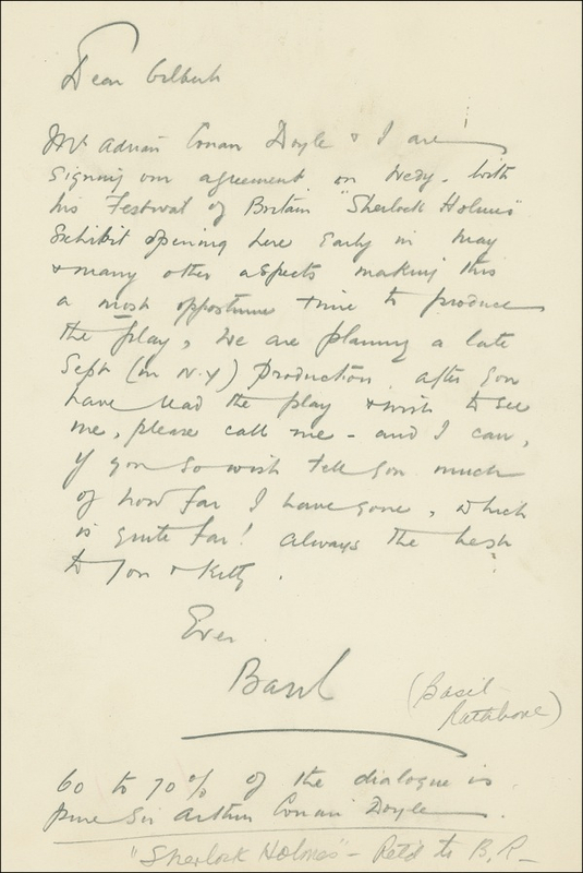 Lot 1201 Basil Rathbone