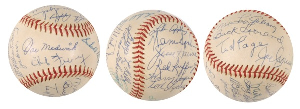 Lot 1336 Baseball Hall of Famers