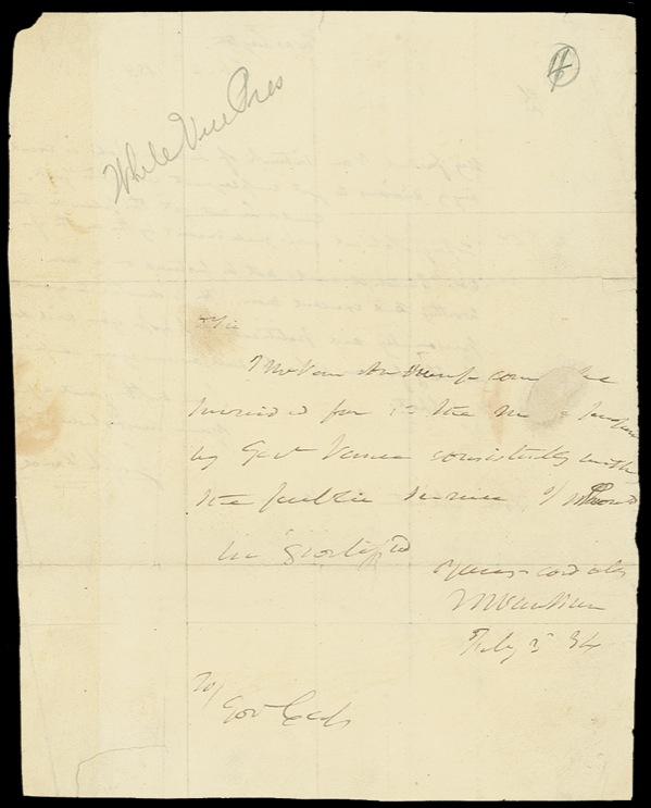 Lot 154 Martin Van Buren