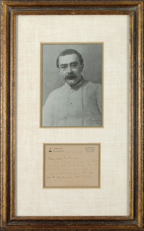 Lot 538 Rudyard Kipling