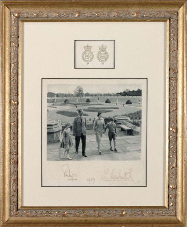 Lot 212 Elizabeth and Prince Philip
