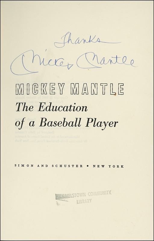 Lot 1478 Mickey Mantle