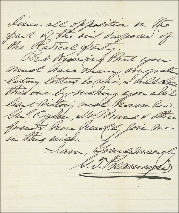 Lot 357 Pierre G. T. Beauregard