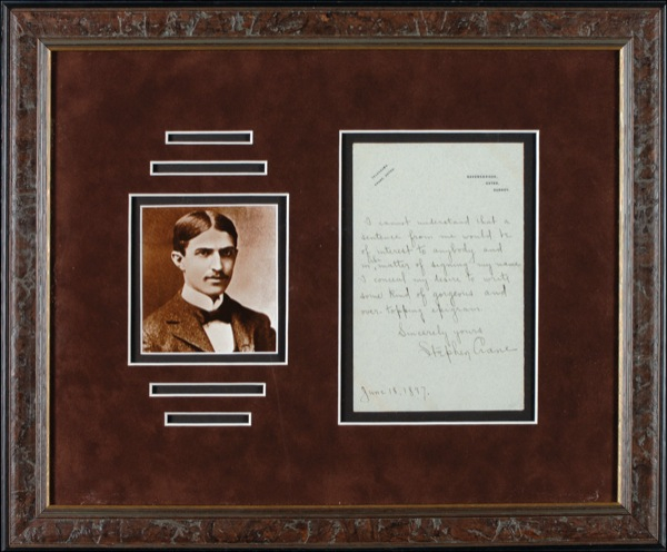 Lot 498 Stephen Crane