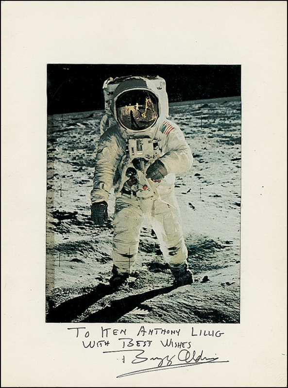 Lot 437 Buzz Aldrin