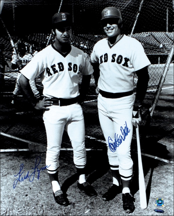 Lot 1406 Carlton Fisk and Fred Lynn