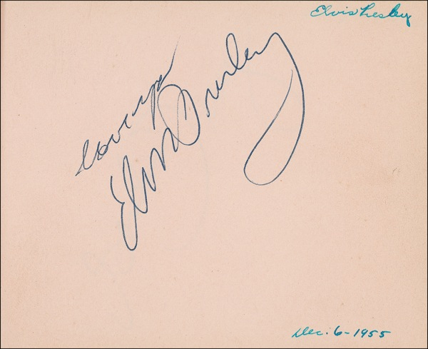 Lot 855 Elvis Presley